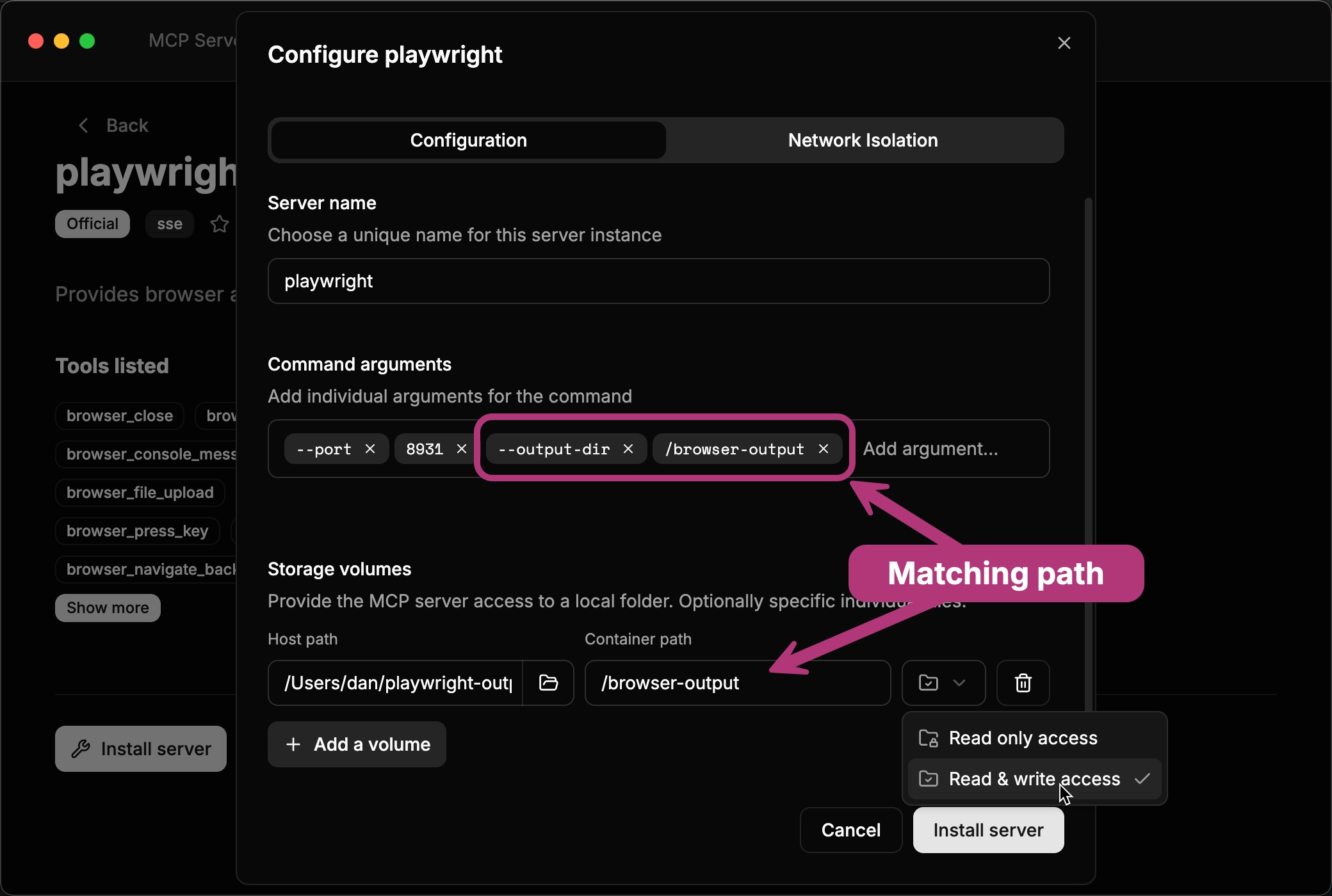 Playwright MCP server UI Playwright MCP server UI